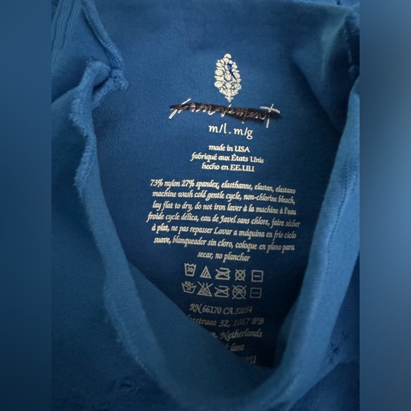 NWOT Free People Good Karma Hi-Neck Layer Top in Medium/Large💕 - Picture 8 of 9